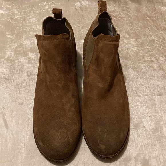 Rockport Works Junction View Suede Steel Toe Chelsea Work Boot RK800 Sz 8.5 - Picture 2 of 6